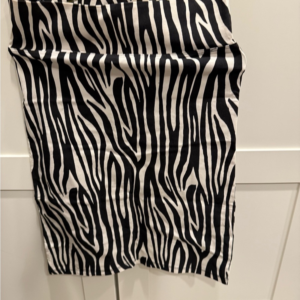 Zebra Print Skirt